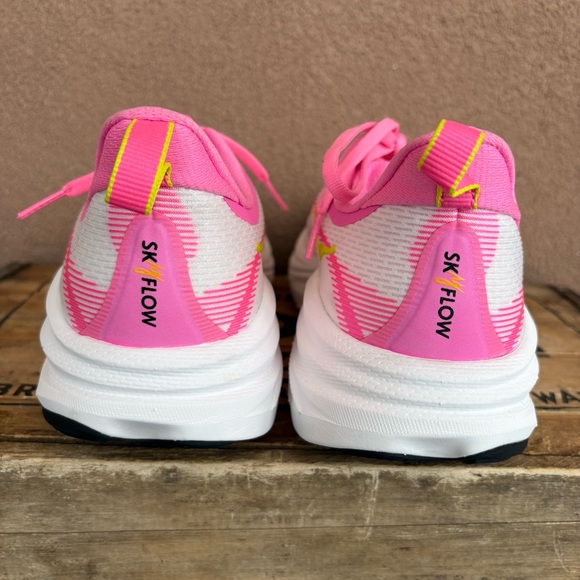 Hoka Skyflow Women’s Running Shoe in Neon Rose/Neon Hoka Citrus - Picture 6 of 11
